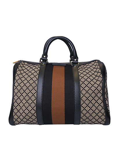 Web Diamante Boston Bag, front view
